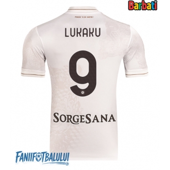 SSC Napoli Romelu Lukaku #9 Tricou Fotbal Replică 2025-26 Barbati Deplasare